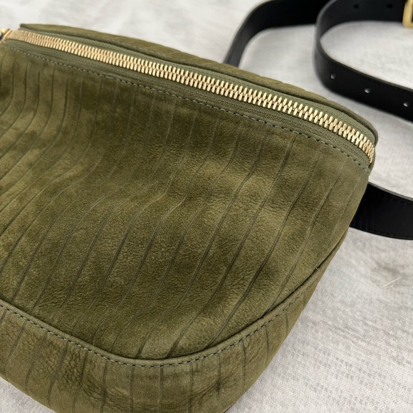 Clare V Olive Green Suede Fanny Pack - Picture 3 of 10